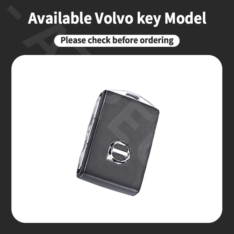 Volvo Zinc Alloy Bungkus Penuh Case Kunci Mobil Cover Serat Karbon Kulit Smart Key Protector Untuk XC60 S60 S80 XC90 V60 XC40 C40