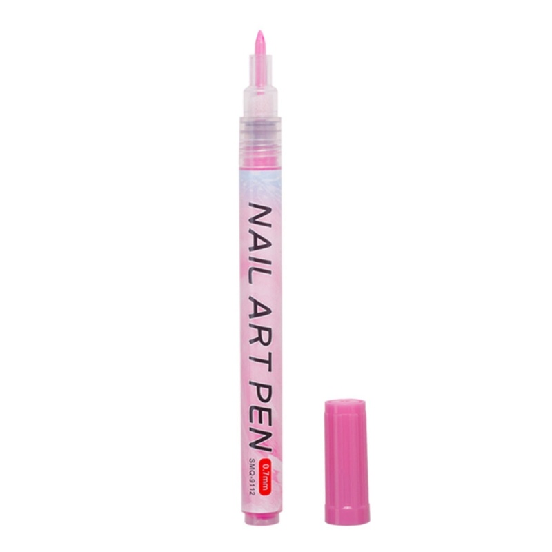 Sa 12biji Pena Kutek Nail Art Pen Tip Halus Lukisan Kuku Nail Graffiti Pen