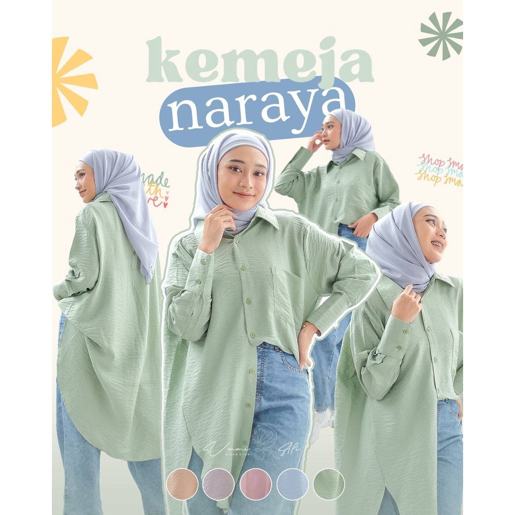 Kemeja dewasa Naraya by ummi ali