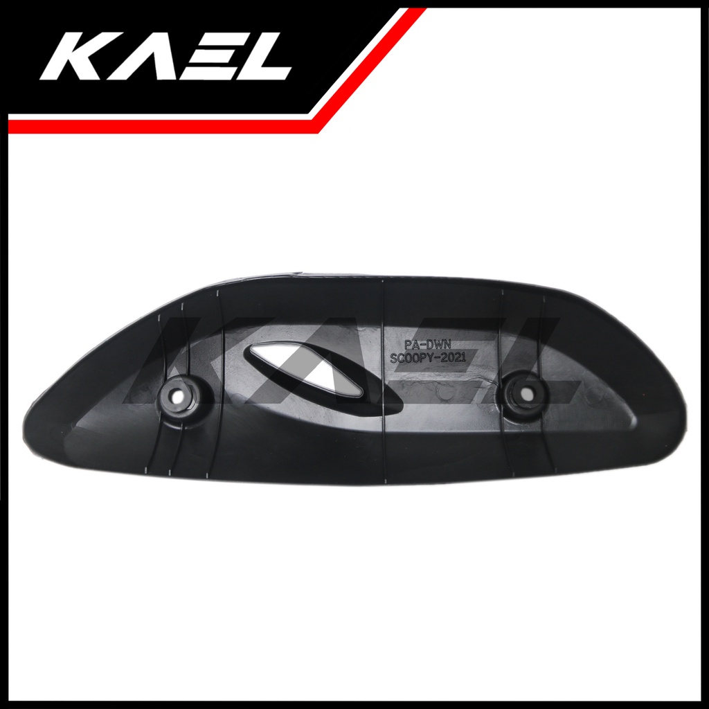 Pelindung Knalpot New Scoopy eSP LED 2021 K2F 2021 Cover Tutup Penutup Tameng Kenalpot Muffler Exhaust Hitam