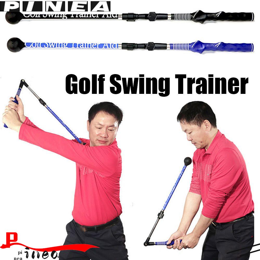 Pineapple Golf Swing Trainer Alat Bantu Mengajar Olahraga Outdoor Adjustable