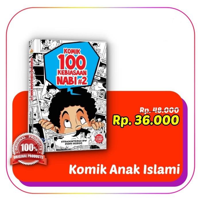 Komik 100 Kebiasaan Nabi Jilid 2