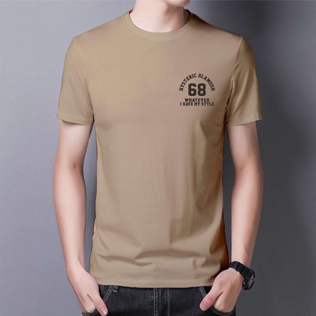 Bisa Bayar Di tempat/ BS/COD/BAJU KAOS TANGAN PENDEK 68 PRIA REALPICTURE