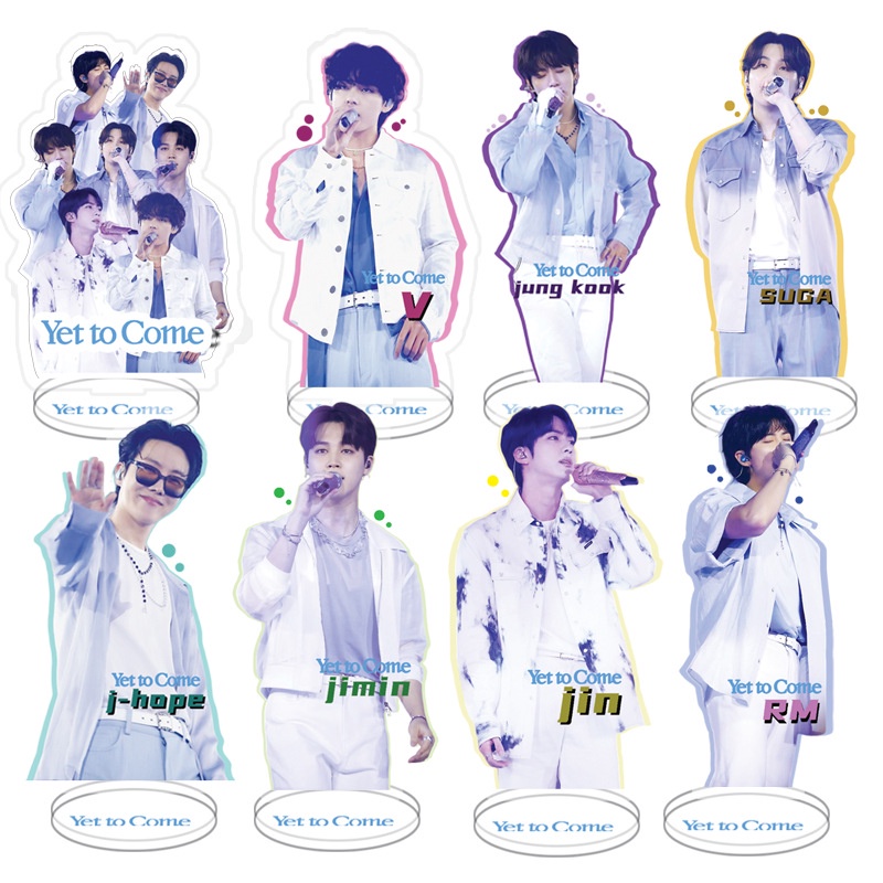 1pc BT-S NEW Akrilik Stop Sign Belum Datang Berdiri Bangtan Boys