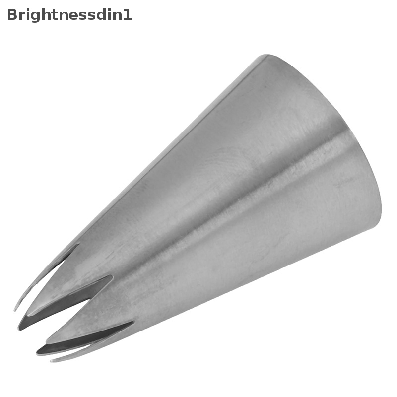 [Brightnessdin1] 5pcs Stainless Steel Icing Piping Pastry Nozzle Cupcake Cream Membuat Set Butik