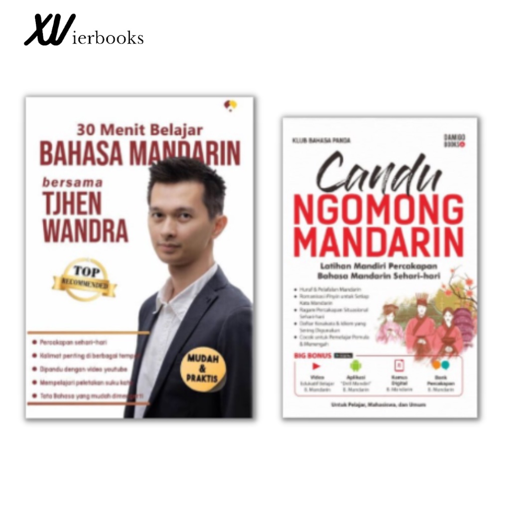 BUKU MUDAHNYA BELAJAR BAHASA MANDARIN BERSAMA TJEN WANDRA | CANDU NGOMONG MANDARIN
