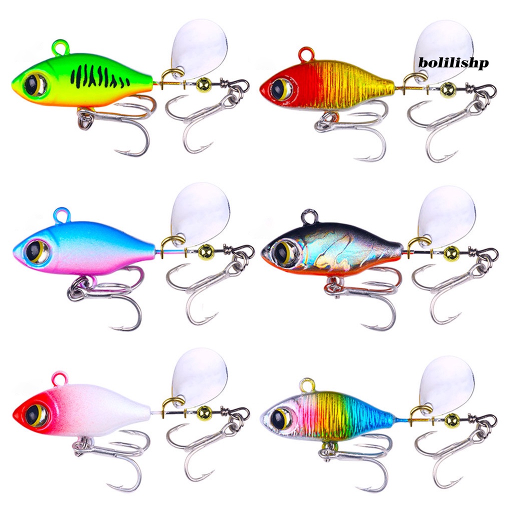 Bo-5.8cm/14g Umpan Pancing Tenggelam Tajam Kait Payet Warna Cerah 3D Mata Angling Bentuk Hidup Menarik Perhatian Umpan Ikan Alat Pancing