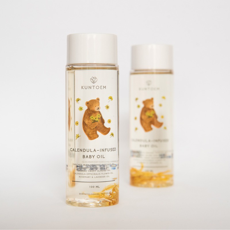 Kuntoem Calendula-Infused Baby Oil