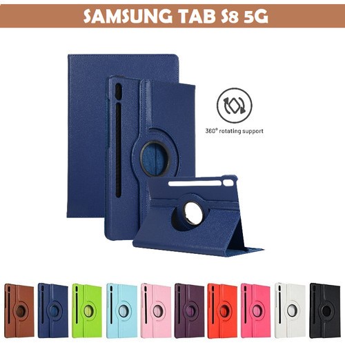 ROTARY STANDING Case Samsung Tab A 8.0 T380/S2 9.7 T810/S6 10.5 T860/A8 10.5 X200/S7FE T730/S8 PLUS 12.5 X800/S8 11.0 X700 Flip Cover Putar 360 Standing