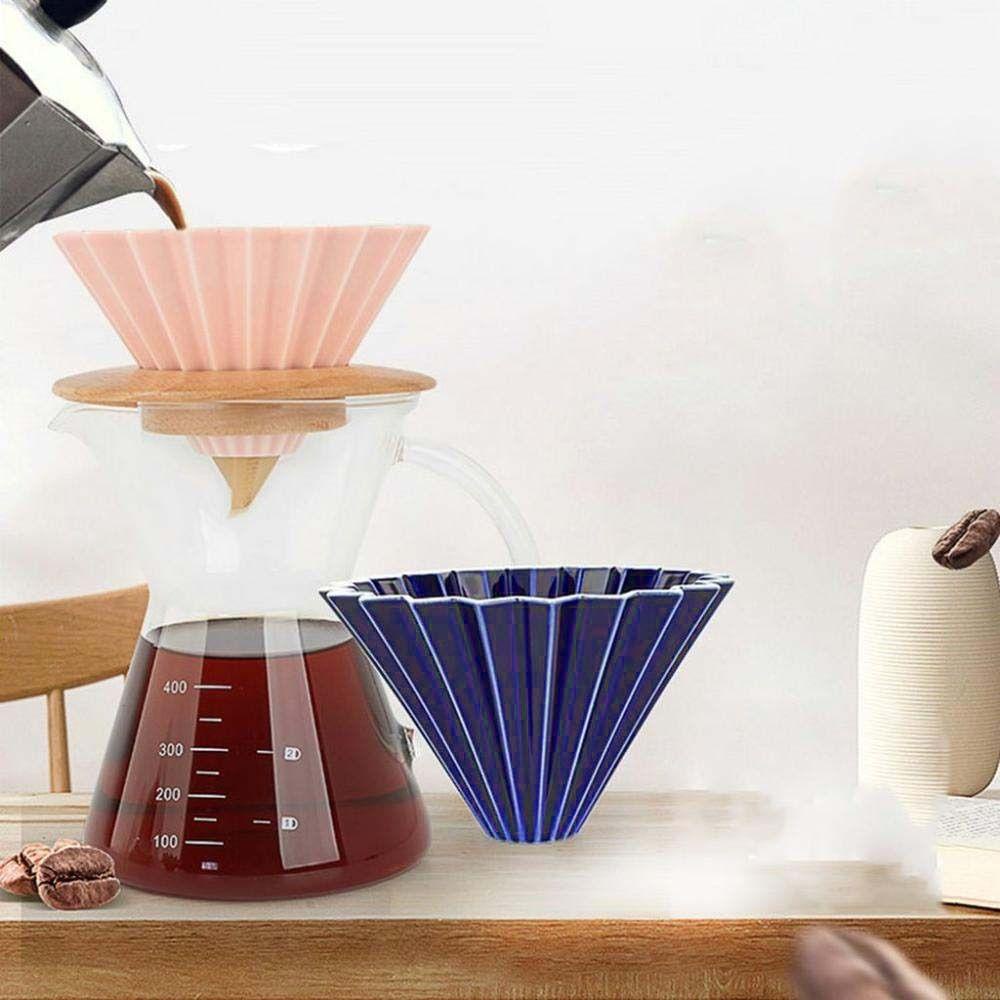 【 ELEGANT 】 Coffee Dripper 1pcs Alat Kopi Aksesoris Kopi Bentuk Kerucut Filter Paper Holder