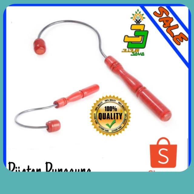 Alat Pijat/Pijatan Punggung Kayu Refleksi Punggung Pegangan Bergerigi