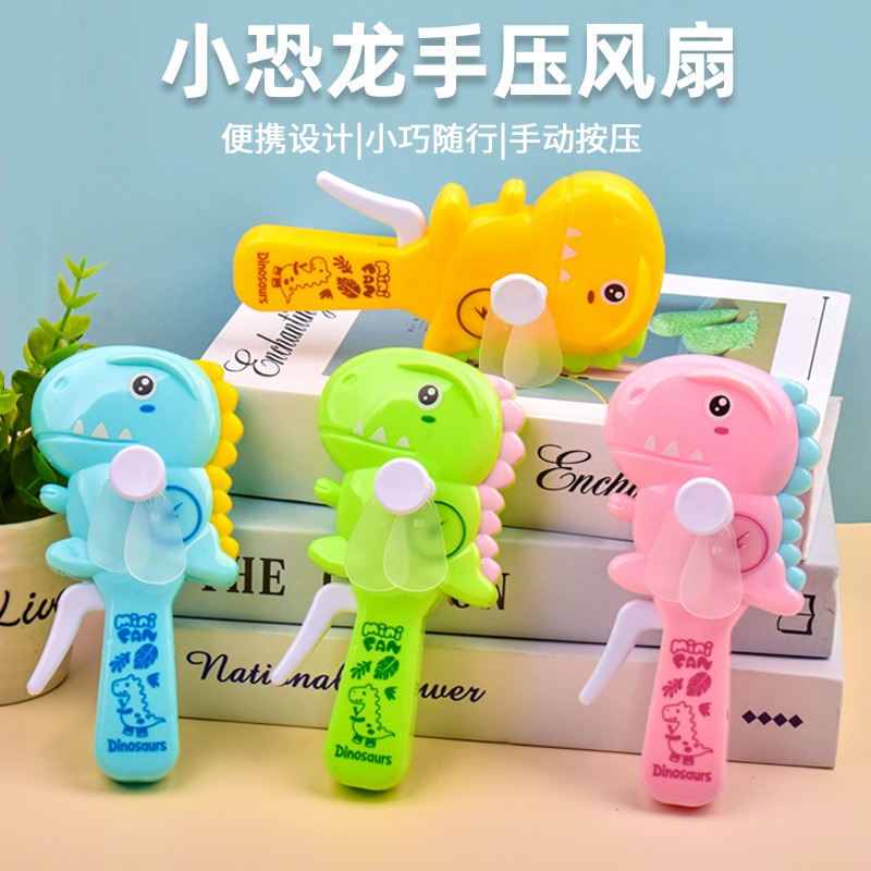 Kipas Tangan Lucu, Kipas Angin Kecil Berbentuk Dinosaurus Tangan, Kipas Pendingin Kartun Genggam Portabel untuk Anak-anak, Pendingin Luar Ruangan Musim Panas