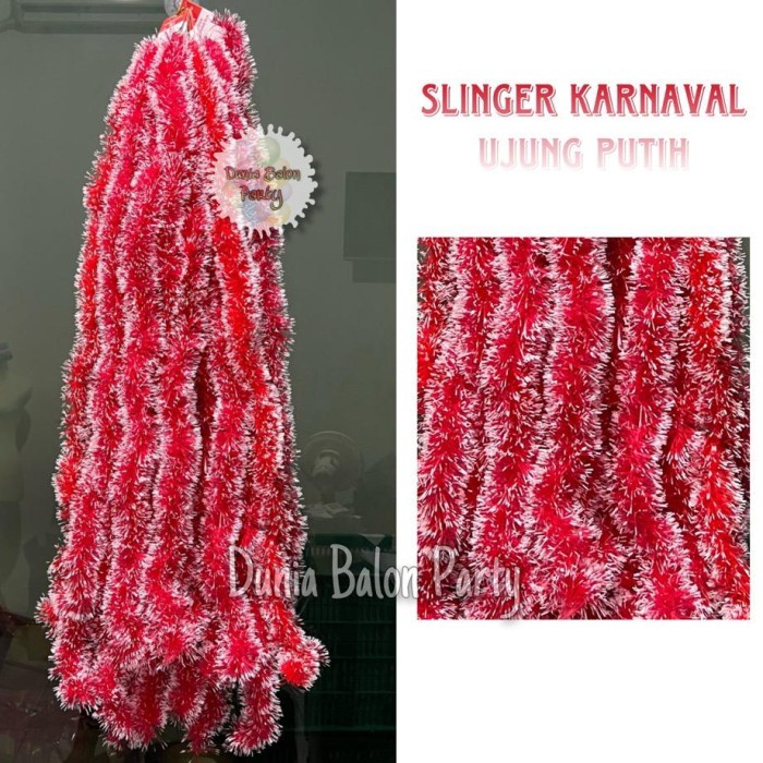 Slinger Merah Putih / Hiasan Lomba Agustus Slinger Karnaval HUT RI