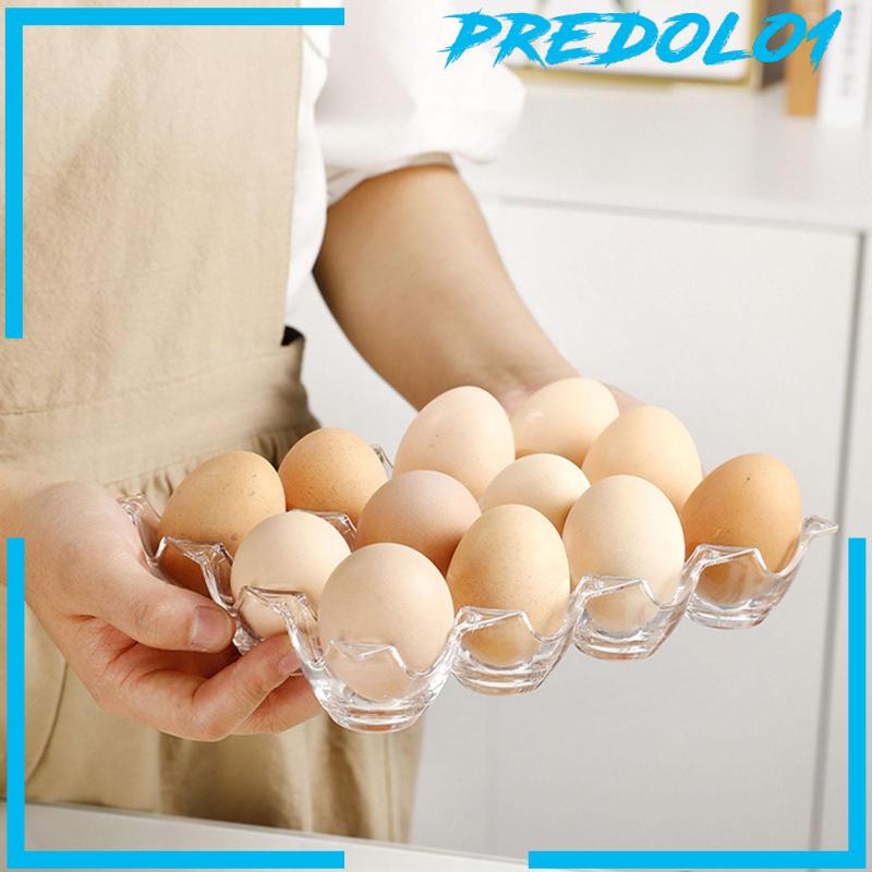 [Predolo1] Tempat Telur Egg Cartons Kapasitas Besar Untuk Kulkas Kabinet Dapur