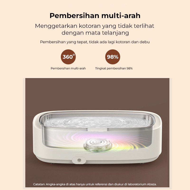 Muxnw M03 Ultrasonic Cleaner Machine USB / Mesin Pembersih Perhiasan / Mesin cuci kacamata