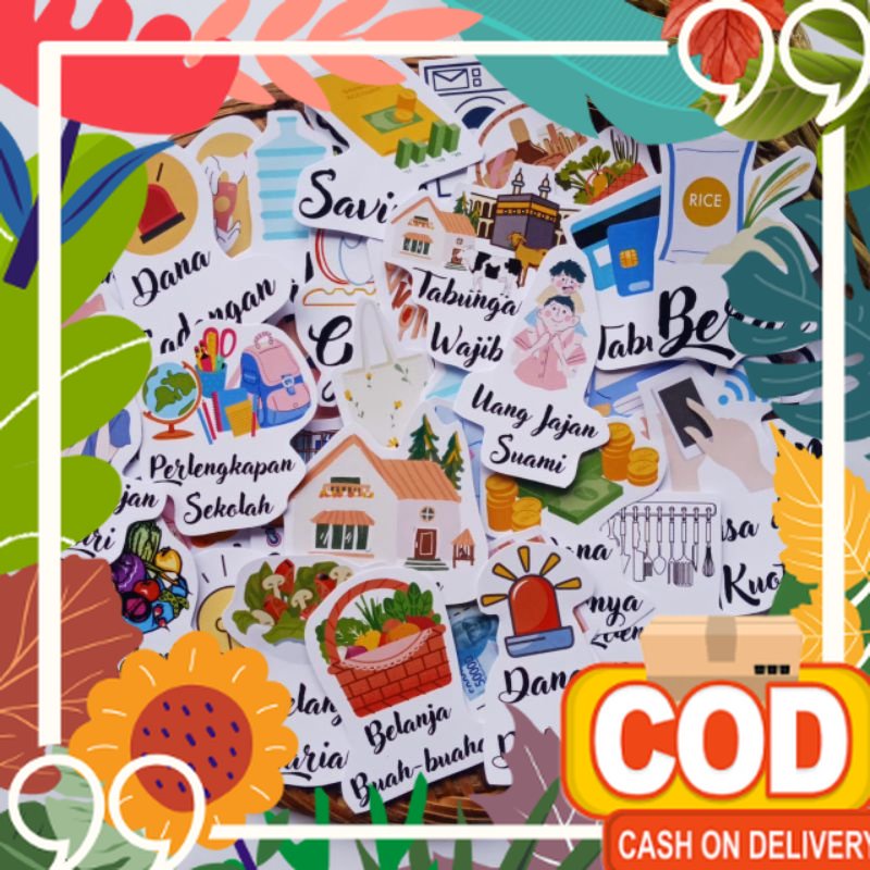

Stiker Dompet Keuangan/Stiker Budgeting/Stiker Dompet Disiplin/Tebal Tebel Anti air