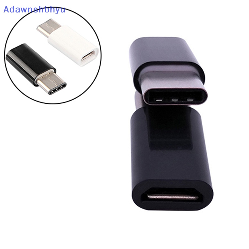 Adhyu USB 3.1 Type C Male to Micro USB Female Adapter Converter Konektor Data Adapter ID