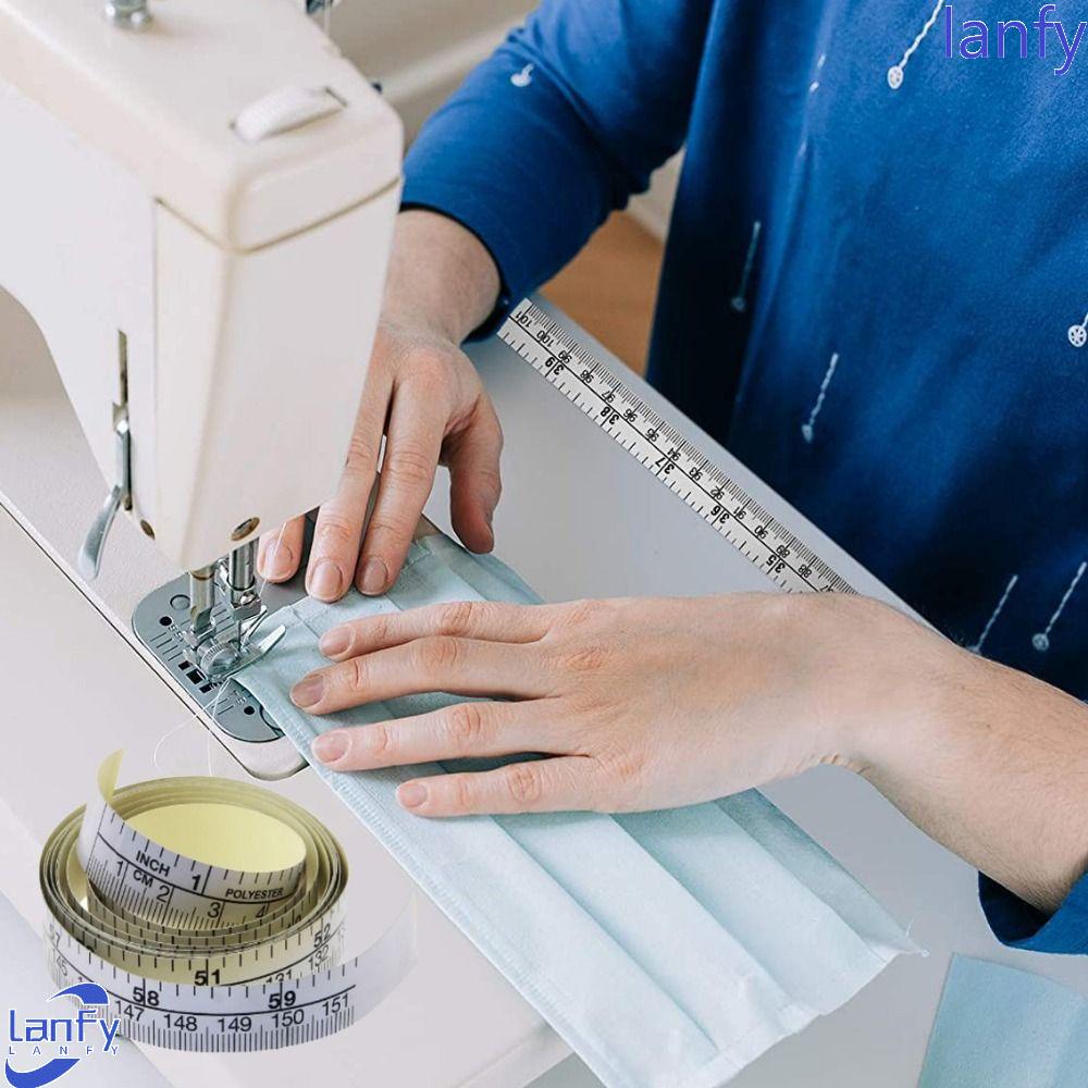 Lanfy Measure Tape 152cm/60inch 2023alat Ukur Perekat Diri Rumah Tangga Cuttable