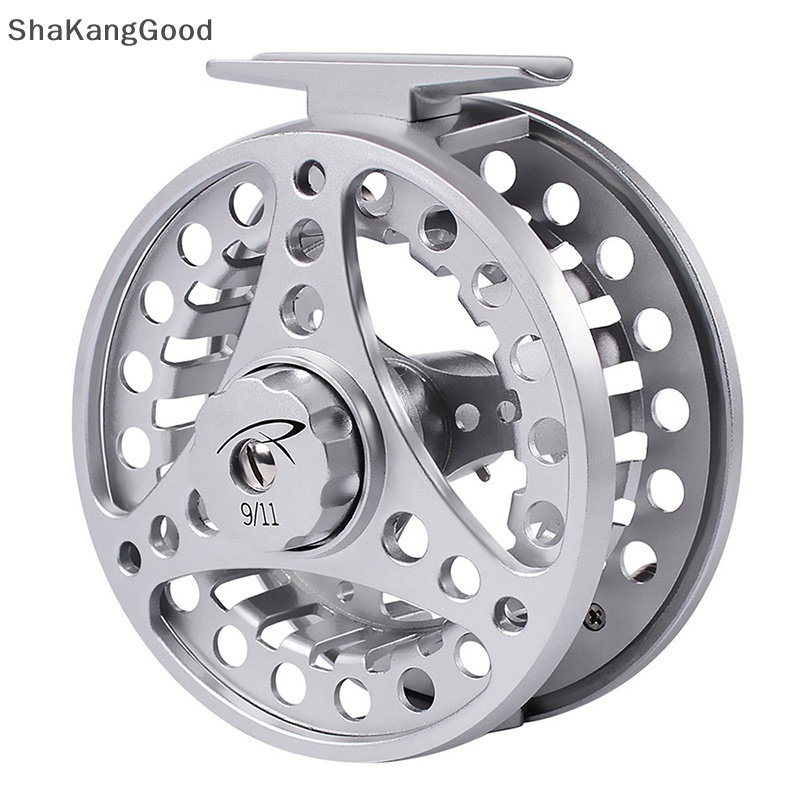 Skid Fly Fishing Wheel 3per4 Fly Reel Pancing Alumunium Fly Reel Mesin CNC Potong Besar Arbor Die Casg Alat Pancing SKK