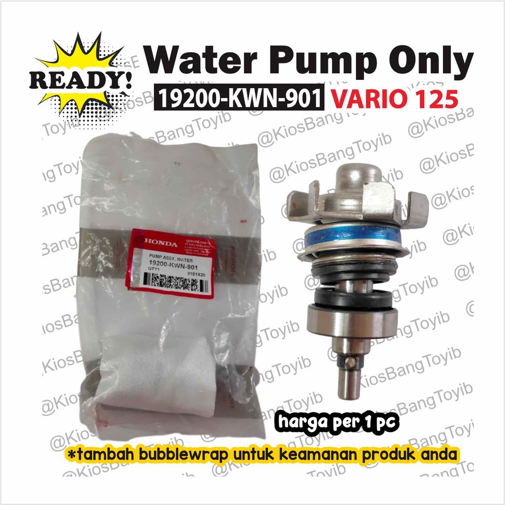 As Waterpump Water Pump Only Honda VARIO 125 Vario 150 PCX (19200-KWN)