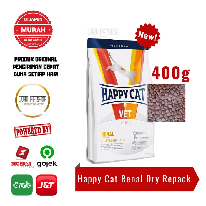 Happy Cat Vet Renal 400g Makanan Kucing Sakit Ginjal Happy Cat Renal