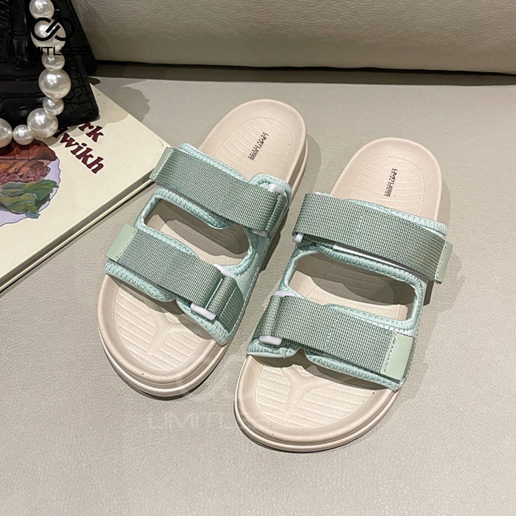 Sandal Wanita Slip On MOSE Fashionable Sendal Cewek Selop Casual Sendal Wanita Kekinian Terbaru 2023