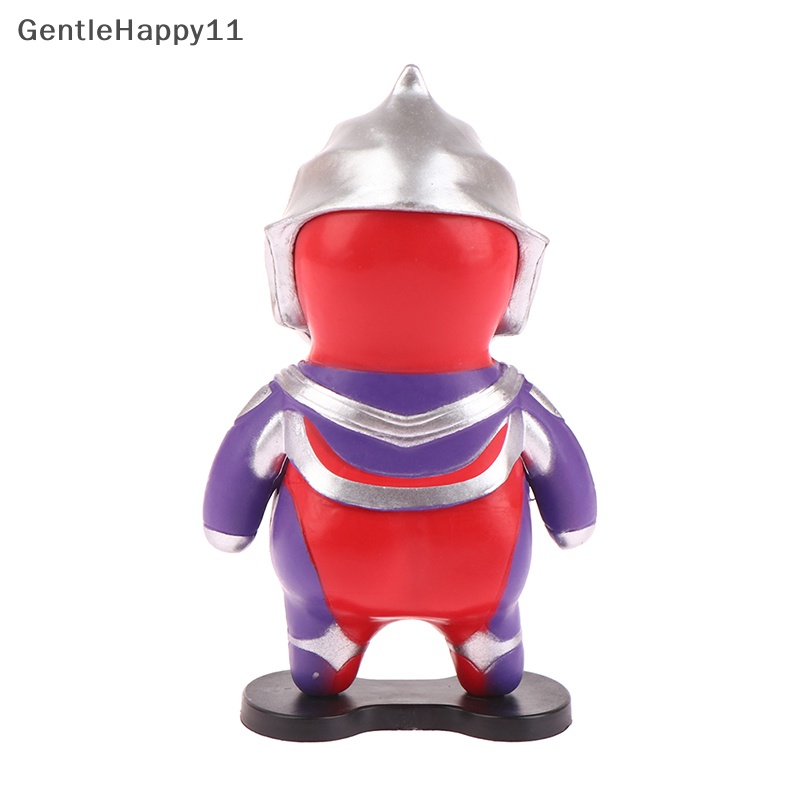 Gentlehappy 9cm Q version Ultraman Tiga Obesitas Tokoh Anime PVC Angka Lucu Model Koleksi Boneka Mainan Hadiah Anak Mobil Dekorasi id