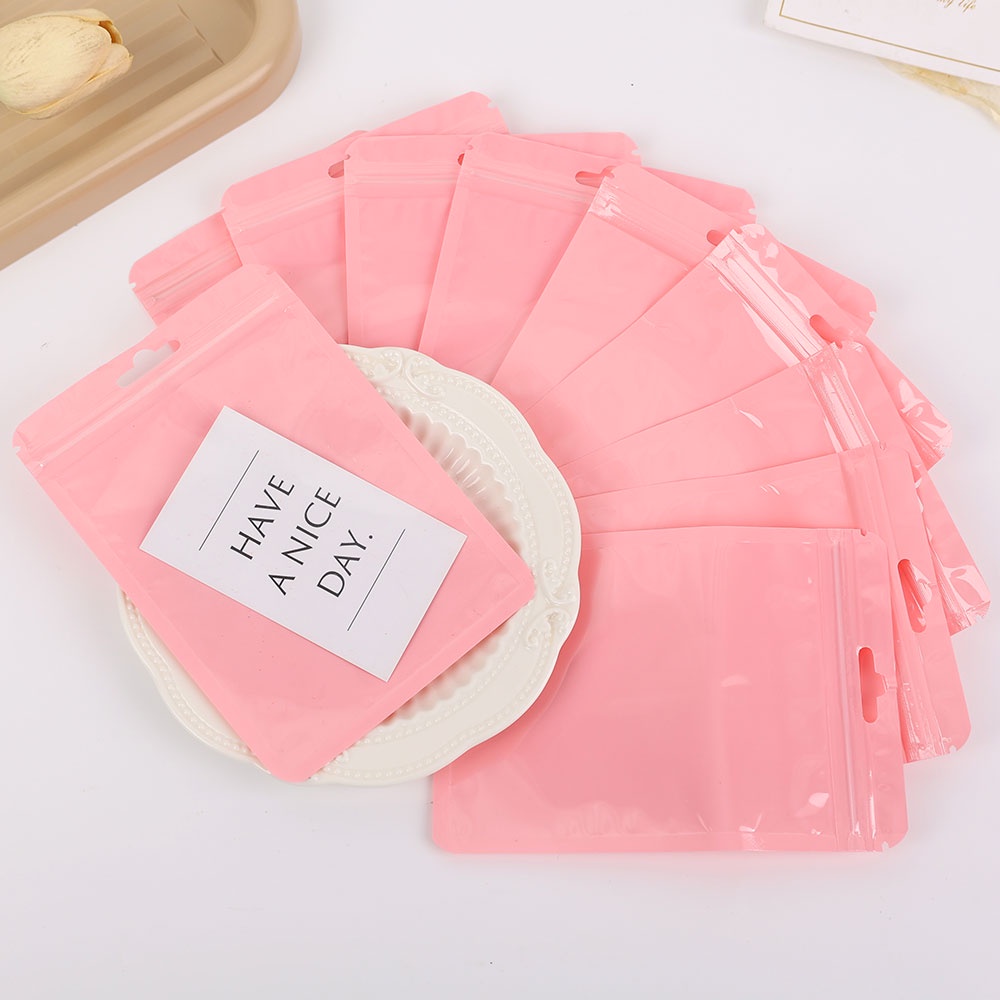 [HOT Sale] Kantong Penyimpanan Transparan Sealing Organizer Warna Warni Serbaguna Reusable Plastik Menebal Sealing Bag Anti-Oksidasi Serbaguna Portable