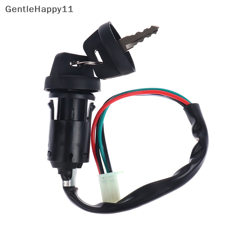 Gentlehappy Saklar Barel Pengapian Universal 4kabel Dengan 2kunci Untuk Motor Sepeda ATV id