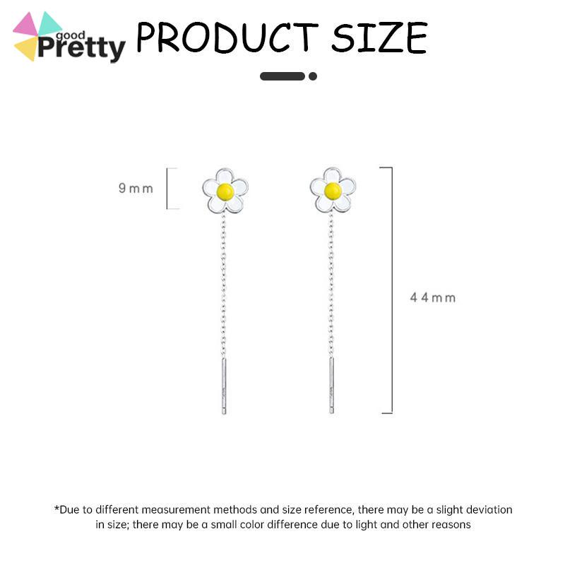 Pure silver elk candle earchain simple lovely earrings Girl Jewelry Gift S925 - PD