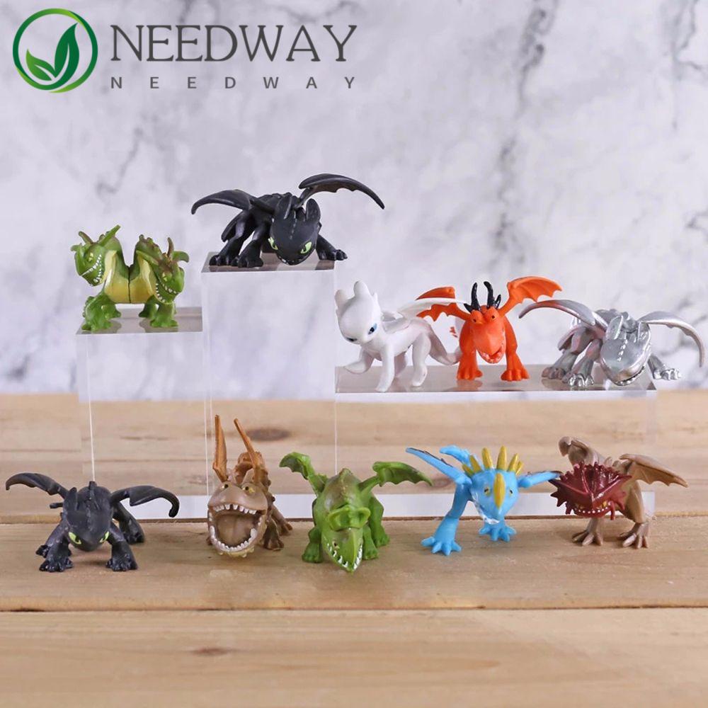 Needway   Cara Melatih Naga Anda Anak Hadiah Karakter Anime Figure Boneka Dekorasi Figurine Desktop Dekorasi Mini Angka Mainan Action Figure