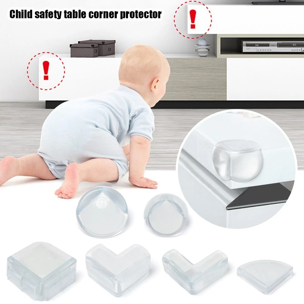 [Fitur ]1/4 Pcs Bear Baby Table Corner Protection Device Anti-Tabrakan Sudut Silikon Pelindung Furniture Lembut Pengaman Sudut Meja Pelindung Bayi Bumper Anti-Tabrakan Strip