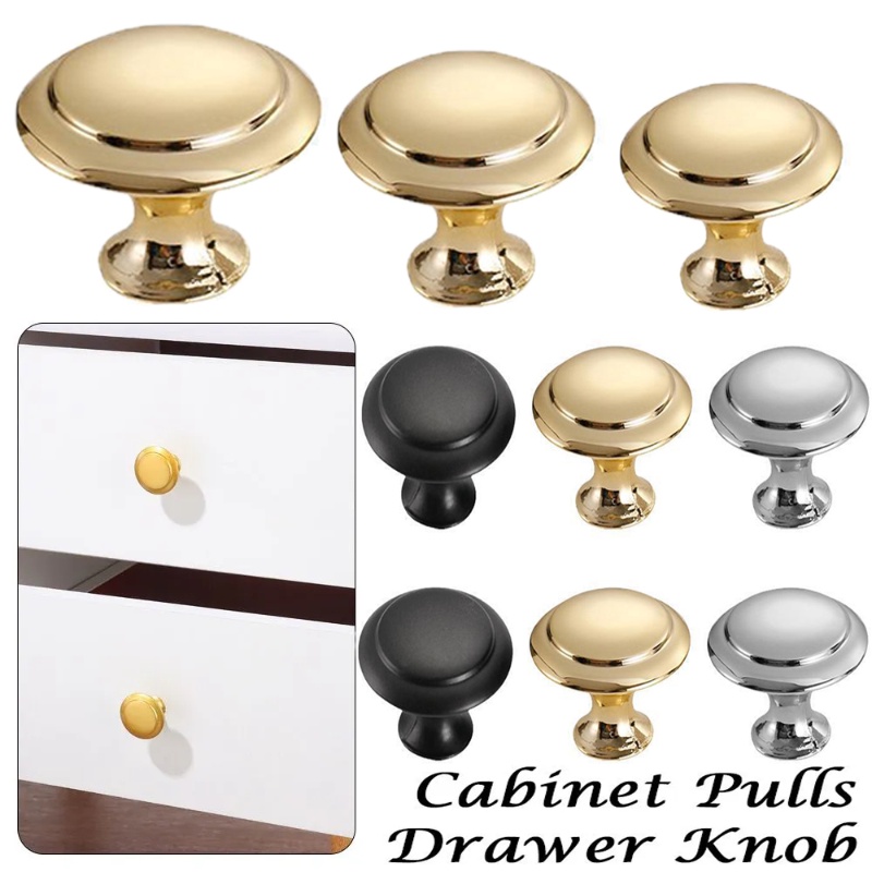 Gagang Pintu Laci Lemari Kepala Jamur Stainless Steel Lubang Satu/Lemari Rumah Universal Pegangan Bulat Yang Dapat Ditarik/Pegangan Pintu Berperekat Non Punching Serbaguna