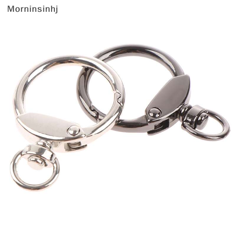 Mornin 5Pcs Penjepit Logam Carabiner Spring Style Rotag Gantungan Kunci Lobster Lock Clip id