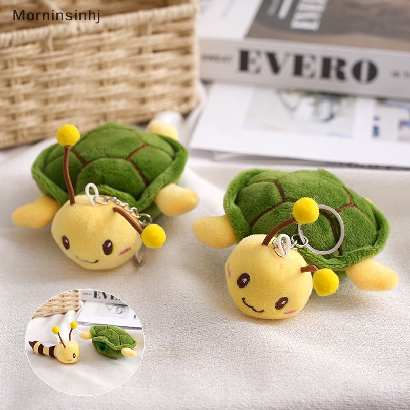 Mornin Kartun Plush Turtle Bee Doll Liontin Gantungan Kunci Lucu Dapat Dibelah Turtle Bee Plush Doll Tas Liontin Gantungan Kunci Mobil Ornamen id