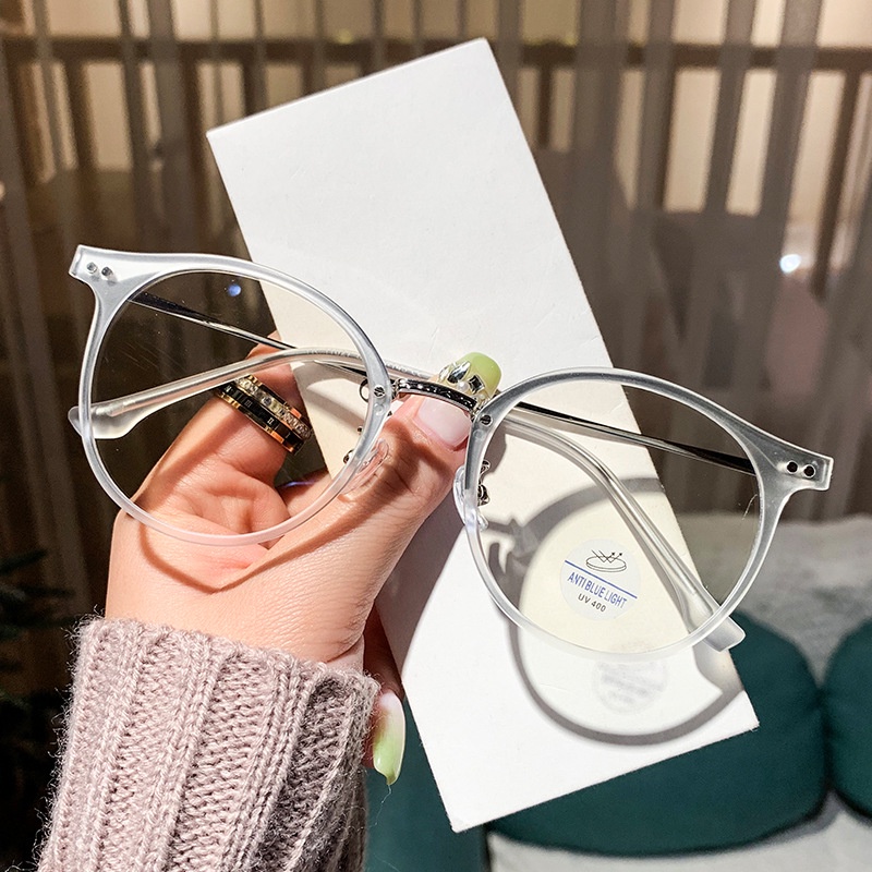 Tr90 Anti Blue Light Blocking Glasses Clear Kacamata Anti Radiasi Lensa Tergantikan Untuk Wanita/Pria