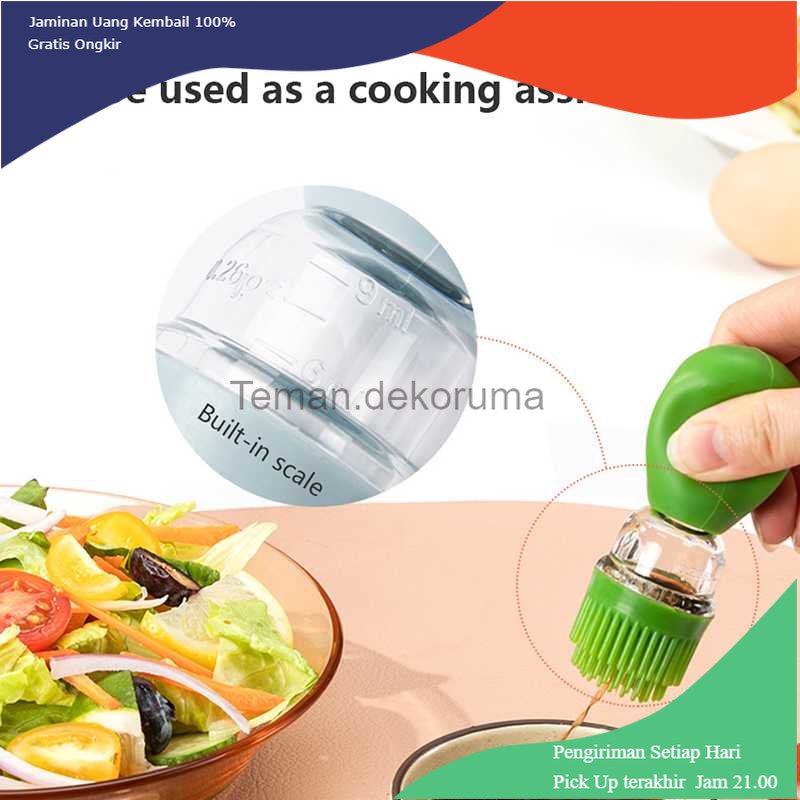 TD - DPR Urijik Botol Minyak Kuas 2 in 1 Silicone Oil Bottle Brush Dispenser - UR18