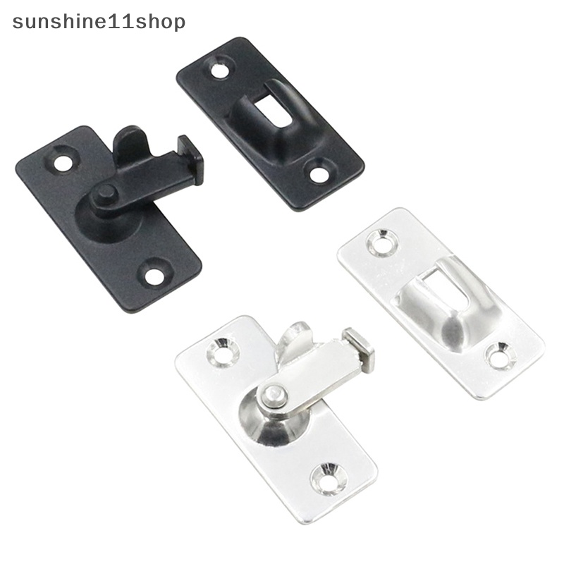 Sho Grendel Pintu Sudut Kanan 90derajat Kunci Pintu Stainless Steel Bolt Flip Door Buckle N