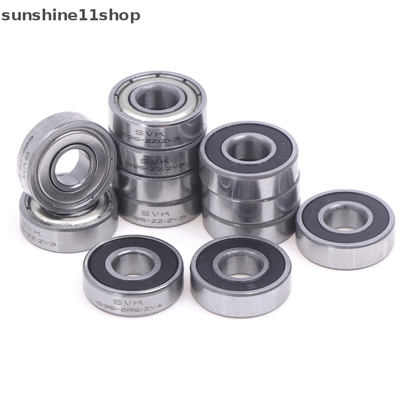 Sho 5/1pcs 695bantalan Mobil RC Elektrik Truk Bola Bearing Hitam Disegel Miniat Kecil N