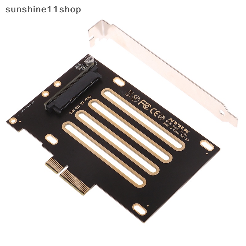 Sho U.3 SSD U3 Kit SFF-8639 Ke PCI-E 4.0 X4 Lane Host Adapter Untuk Motherboard PM1735 N