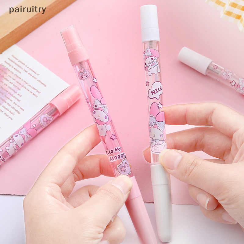 Prt Random Lucu Portable Strawberry Bear al Pen Press Type Irigasi Gel Pen Summer Hydrag Student Wrig Pen PRT