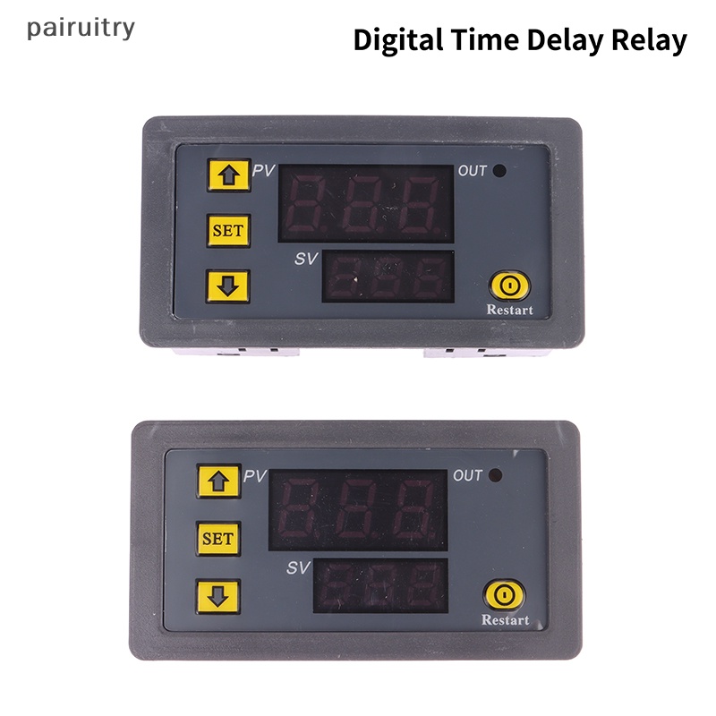 Prt Digital Time Delay Relay Display Cycle Timer Control Switch Adjustable Waktu PRT