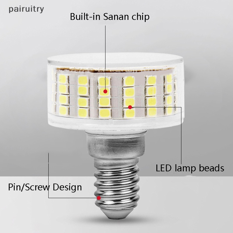 Prt Bohlam LED E14 G9 AC220V 9W SMD2835 No Flicker Lampu LED Lampu Chandelier Cahaya PRT