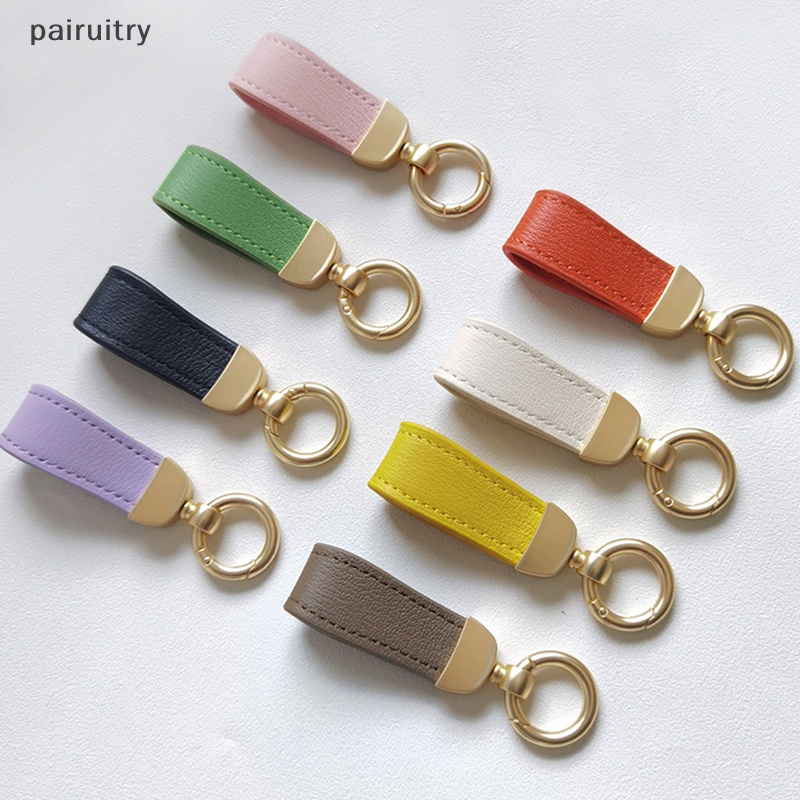 Prt Kulit Domba Perancis Gantungan Kunci Mobil Wanita Indah Kulit Asli Liontin PRT