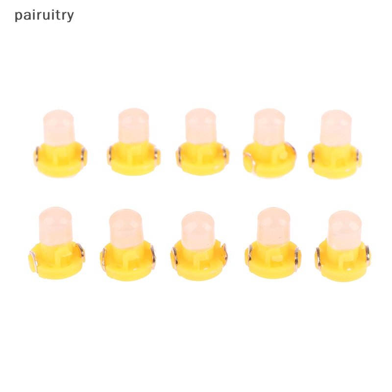 Prt 10Pcs T3 Dash Indikator Lampu Panel Bohlam COB 1SMD Wedge LED Instrumen Lampu PRT