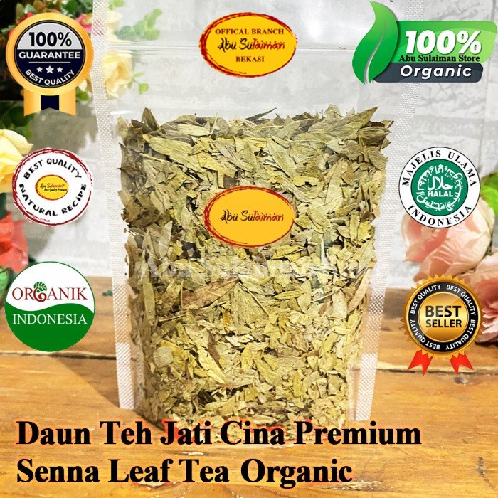 

Teh Daun Jati Cina Organik 250 gr / Senna Leaf Tea Premium 250 gram