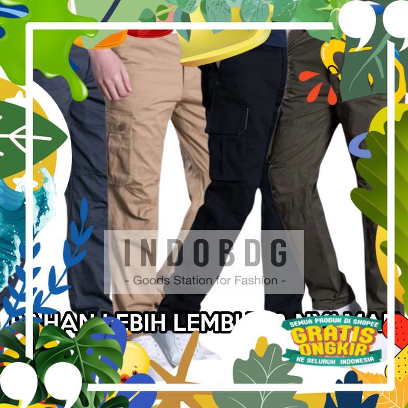 CELANA CARGO PANJANG PRIA ORIGINAL BAHAN CARGOPANTS COTTON TWILL LEMBUT DAN NYAMAN COCOK UNTUK KEGIA