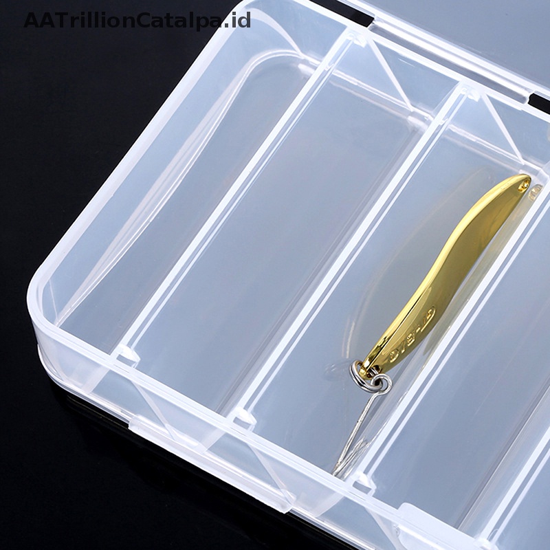 Aatrillioncatalpa 14kompartemen Fly Fishing Tackle Box Storage Dua Sisi Umpan Ikan Cases ID