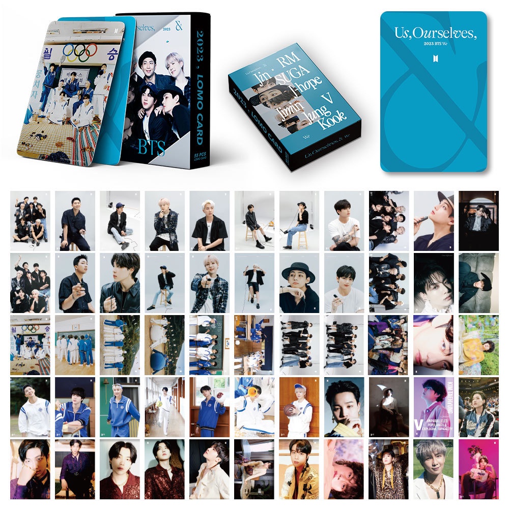 55pcs BT-S photocards SUGA 10Th ANNIVERSARY Album LOMO card Kpop Postcard photo card YET TO COME FESTA PROOF GQ DECOKIT 7fates CHAKHO