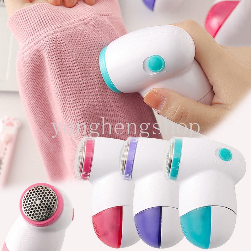 Portable Electric Lint Remover Sweater Pilling Machine Alat Cukur Kain Pakaian Tenaga Baterai Hair Ball Trimmer Alat Cukur Pelet Butiran Wol Bulu Halus